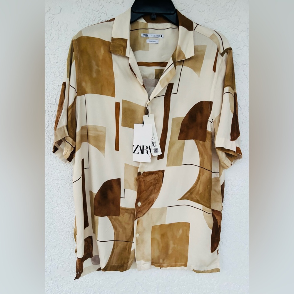 NEW ZARA 100% Viscose Button-down—great gift